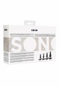 NO. 80 - 4-Piece Butt Plug Set - Black NO. 80 - 4-Piece Butt Plug Set - Black