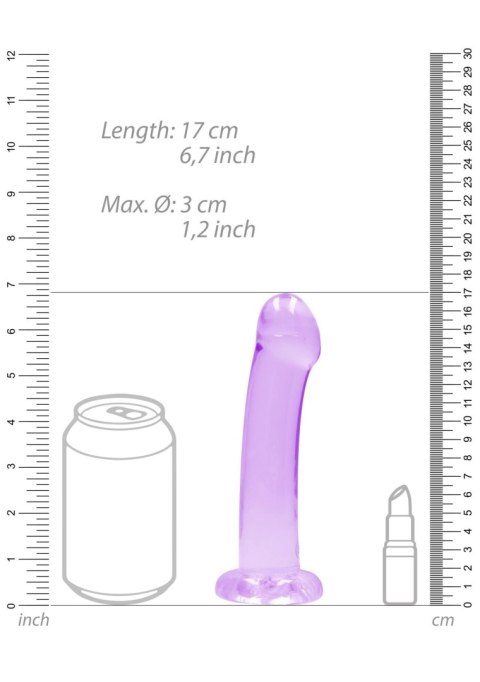 Non Realistic Dildo with Suction Cup – 6,7" / 17 cm | Crystal Clear Non Realistic Dildo with Suction Cup – 6,7" / 17 cm | Crystal Clear