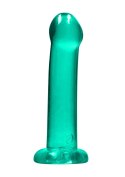 Non Realistic Dildo with Suction Cup – 6,7" / 17 cm | Crystal Clear – Real Rock