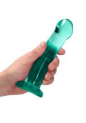 Non Realistic Dildo with Suction Cup – 6,7" / 17 cm | Crystal Clear – Real Rock