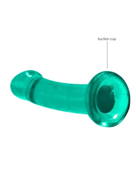 Non Realistic Dildo with Suction Cup – 6,7" / 17 cm | Crystal Clear – Real Rock Non Realistic Dildo with Suction Cup – 6,7" / 17 cm | Crystal Clear – Real Rock
