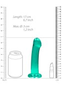 Non Realistic Dildo with Suction Cup – 6,7" / 17 cm | Crystal Clear – Real Rock
