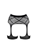 Striped, Fishnet Garterbelt - One Size Striped, Fishnet Garterbelt - One Size