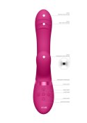 TANI – Pink | Potrójny wibrator z funkcją Pulse Wave i ruchem palca (VIVE)