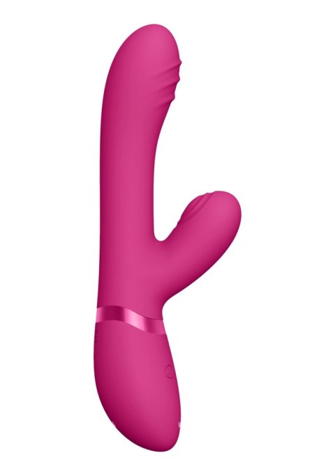 TANI – Pink | Potrójny wibrator z funkcją Pulse Wave i ruchem palca (VIVE) TANI – Pink | Potrójny wibrator z funkcją Pulse Wave i ruchem palca (VIVE)