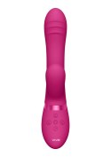 TANI – Pink | Potrójny wibrator z funkcją Pulse Wave i ruchem palca (VIVE)