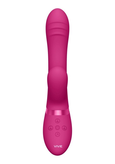 TANI – Pink | Potrójny wibrator z funkcją Pulse Wave i ruchem palca (VIVE) TANI – Pink | Potrójny wibrator z funkcją Pulse Wave i ruchem palca (VIVE)