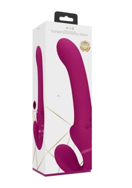 Ai – Dual Vibrating & Air Wave Tickler Strapless Strap-on
