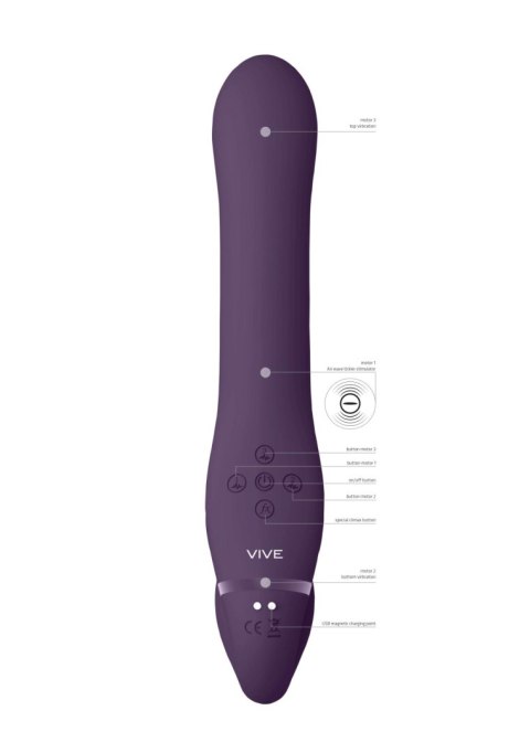 Ai – Dual Vibrating & Air Wave Tickler Strapless Strap-on Ai – Dual Vibrating & Air Wave Tickler Strapless Strap-on