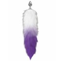 Anal Plug Diamond Galaxy Purple – z futrzanym fioletowo-białym ogonem Anal Plug Diamond Galaxy Purple – z futrzanym fioletowo-białym ogonem