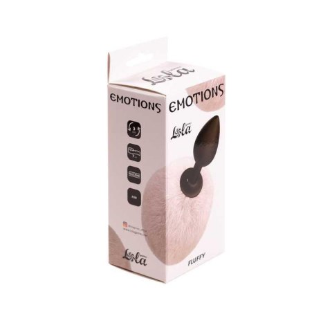 Anal Plug Emotions Fluffy White – z puszystym białym ogonem Anal Plug Emotions Fluffy White – z puszystym białym ogonem