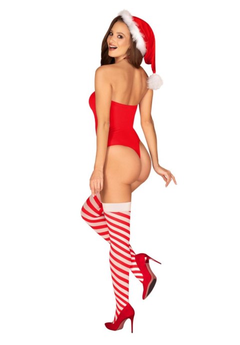 Bielizna-Kissmas pończochy czerwone L/XL Bielizna-Kissmas pończochy czerwone L/XL