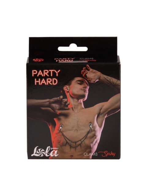 Clamps Party Hard Spiky – kolczaste opaski na sutki