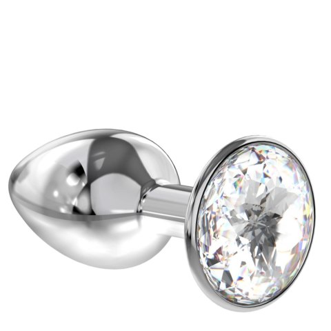 Enlarged Anal Plug Diamond Clear Sparkle XL – Duży korek analny z kryształem Enlarged Anal Plug Diamond Clear Sparkle XL – Duży korek analny z kryształem