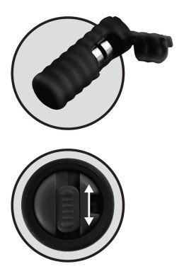 Fetish Fantasy Series Limited Edition – Vibrating Silicone Nipple Lassos Black