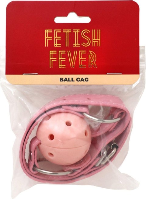 Fetish Fever Ball Gag Pink – Różowy knebel w kształcie kuli Fetish Fever Ball Gag Pink – Różowy knebel w kształcie kuli