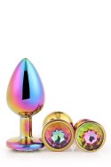 Gleaming Love Multicolour Plug Set – Zestaw 3 korków analnych z kryształami Gleaming Love Multicolour Plug Set – Zestaw 3 korków analnych z kryształami