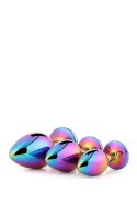 Gleaming Love Multicolour Plug Set – Zestaw 3 korków analnych z kryształami Gleaming Love Multicolour Plug Set – Zestaw 3 korków analnych z kryształami