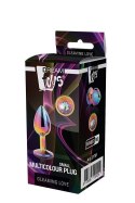 Gleaming Love Multicolour Plug Small – Mały korek analny z kryształem Gleaming Love Multicolour Plug Small – Mały korek analny z kryształem
