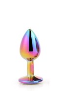Gleaming Love Multicolour Plug Small – Mały korek analny z kryształem Gleaming Love Multicolour Plug Small – Mały korek analny z kryształem