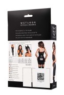 Glossy Nelly, dress, wetlook, black, S