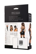 Glossy Rimma, dress, wetlook, black, S Glossy Rimma, dress, wetlook, black, S