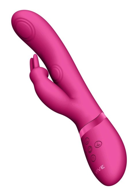 May – Pulse-Wave & C-Spot & G-Spot Rabbit – Pink | Wibrator króliczek VIVE045 May – Pulse-Wave & C-Spot & G-Spot Rabbit – Pink | Wibrator króliczek VIVE045