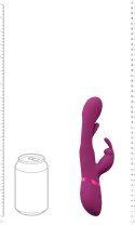 Mika – Triple Rabbit with G-Spot Flapping – Pink | Wibrator króliczek VIVE057 Mika – Triple Rabbit with G-Spot Flapping – Pink | Wibrator króliczek VIVE057