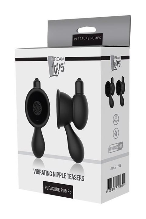 Pleasure Pumps Vibrating Nipple Teasers – Ssanie i wibracje dla podwójnej przyjemności