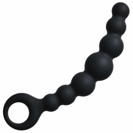 Anal Beads Flexible Wand Black – elastyczny łańcuszek analny z silikonu medycznego