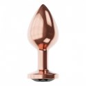 Plug – Butt Plug Diamond Jet Shine S Rose Gold