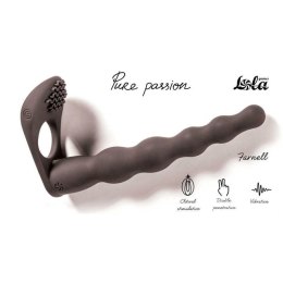 Strap-on Pure Passion Farnell Black – nasadka z podwójną penetracją