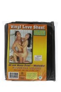 VINYL BED SHEET BLACK 158x227CM VINYL BED SHEET BLACK 158x227CM