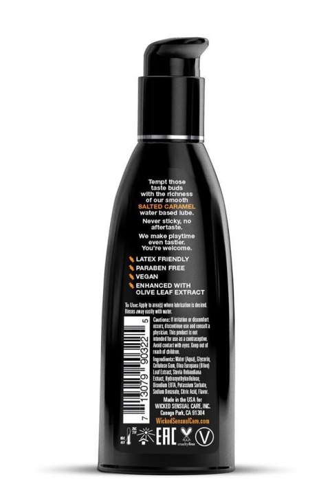Wicked Aqua Salted Caramel Flavored 60 ml – lubrykant smakowy na bazie wody Wicked Aqua Salted Caramel Flavored 60 ml – lubrykant smakowy na bazie wody