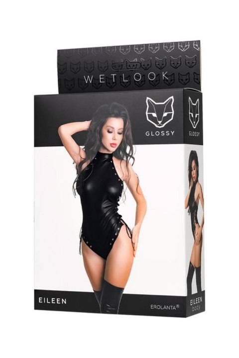 Wetlook body Eileen - black XL Wetlook body Eileen - black XL