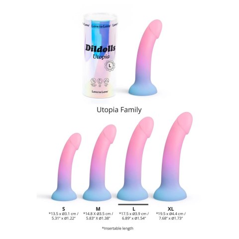 DILDOLLS UTOPIA L – Realistyczne dildo z płynnego silikonu i przyssawką DILDOLLS UTOPIA L – Realistyczne dildo z płynnego silikonu i przyssawką