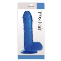 FALLO JELLY REAL RAPTURE BLUE 10" – Realistyczne duże dildo z przyssawką