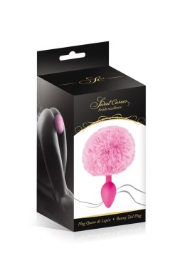 PINK POMPOM ANAL PLUG – Silikonowa wtyczka analna z różowym futerkiem