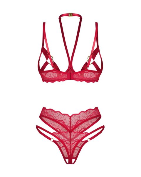 Cupide Desir komplet 2-częściowy otwarty L/XL Cupide Desir komplet 2-częściowy otwarty L/XL