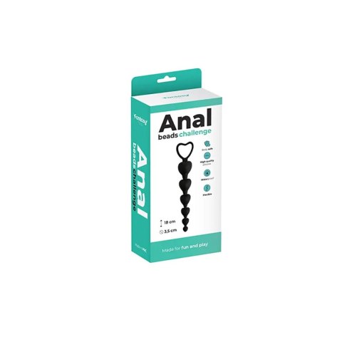 ANAL BEADS black heart ANAL BEADS black heart