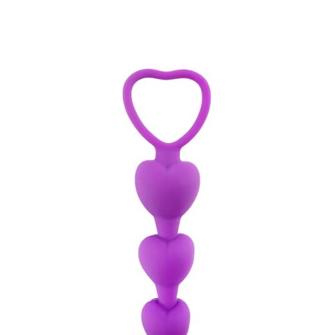ANAL BEADS purple heart ANAL BEADS purple heart
