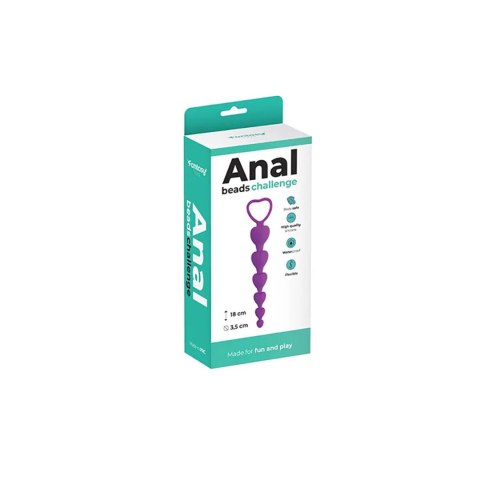 ANAL BEADS purple heart ANAL BEADS purple heart