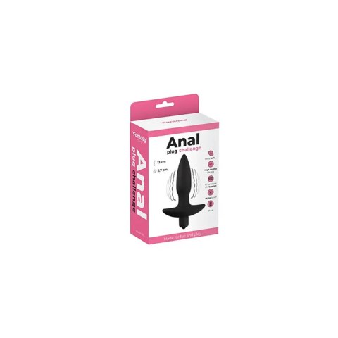 ANAL PLUG Black vibrating ANAL PLUG Black vibrating