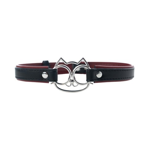 Adjustable collar with cat face. Adjustable collar with cat face.