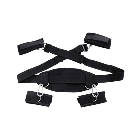 Adjustable neck, wrist and ankle straps Adjustable neck, wrist and ankle straps