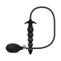 Anal Collection Inflatable Anal Plug 20 cm Black – Pompowany korek analny kulkowy
