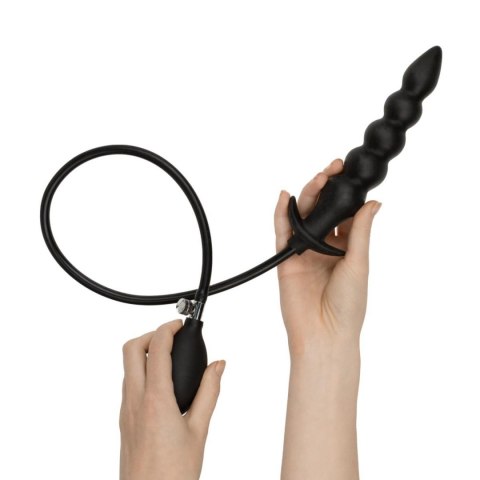 Anal Collection Inflatable Anal Plug 20 cm Black – Pompowany korek analny kulkowy Anal Collection Inflatable Anal Plug 20 cm Black – Pompowany korek analny kulkowy