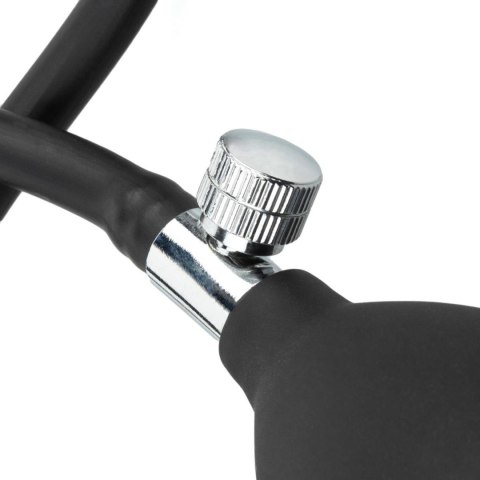 Anal Collection Inflatable Butt Plug 8 cm Black – Pompowany korek analny ze stalową kulką Anal Collection Inflatable Butt Plug 8 cm Black – Pompowany korek analny ze stalową kulką