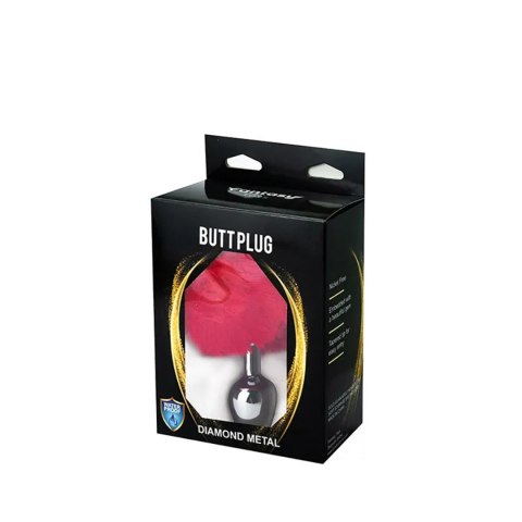 BUTT PLUG red bunny tail BUTT PLUG red bunny tail