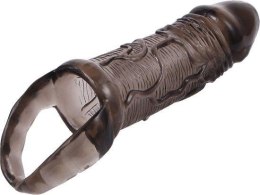 Big Tom Black – Przedłużacz penisa XXL 11,5 cm z paskiem kulowym